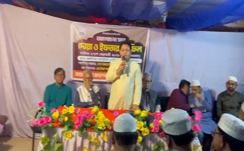 বরিশাল হিজলা উপজেলার যুব জাগরণ সংঘের উদ্যোগে দোয়া ও ইফতার মাহফিলে প্রধান অতিথি দেওয়ান অলিউদ্দিন সুমন